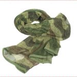 Tactical Camouflage Mesh Scarf Cotton Polyester 90 x 180 cm Outdoor Wrap - Image 16