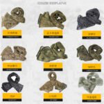 Tactical Camouflage Mesh Scarf Cotton Polyester 90 x 180 cm Outdoor Wrap - Image 3