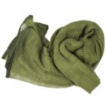 Tactical Camouflage Mesh Scarf Cotton Polyester 90 x 180 cm Outdoor Wrap - Image 7