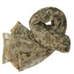 Tactical Camouflage Mesh Scarf Cotton Polyester 90 x 180 cm Outdoor Wrap - Image 19