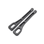 Car Seat Gap Filler Strip (2-Pack) – Console Side Organizer-Catcher for Keys, Phones, Coins – Black Pair