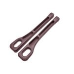 Car Seat Gap Filler Strip (2-Pack) – Console Side Organizer-Catcher for Keys, Phones, Coins – Brown Pair