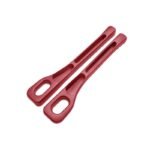Car Seat Gap Filler Strip (2-Pack) – Console Side Organizer-Catcher for Keys, Phones, Coins – Red Pair